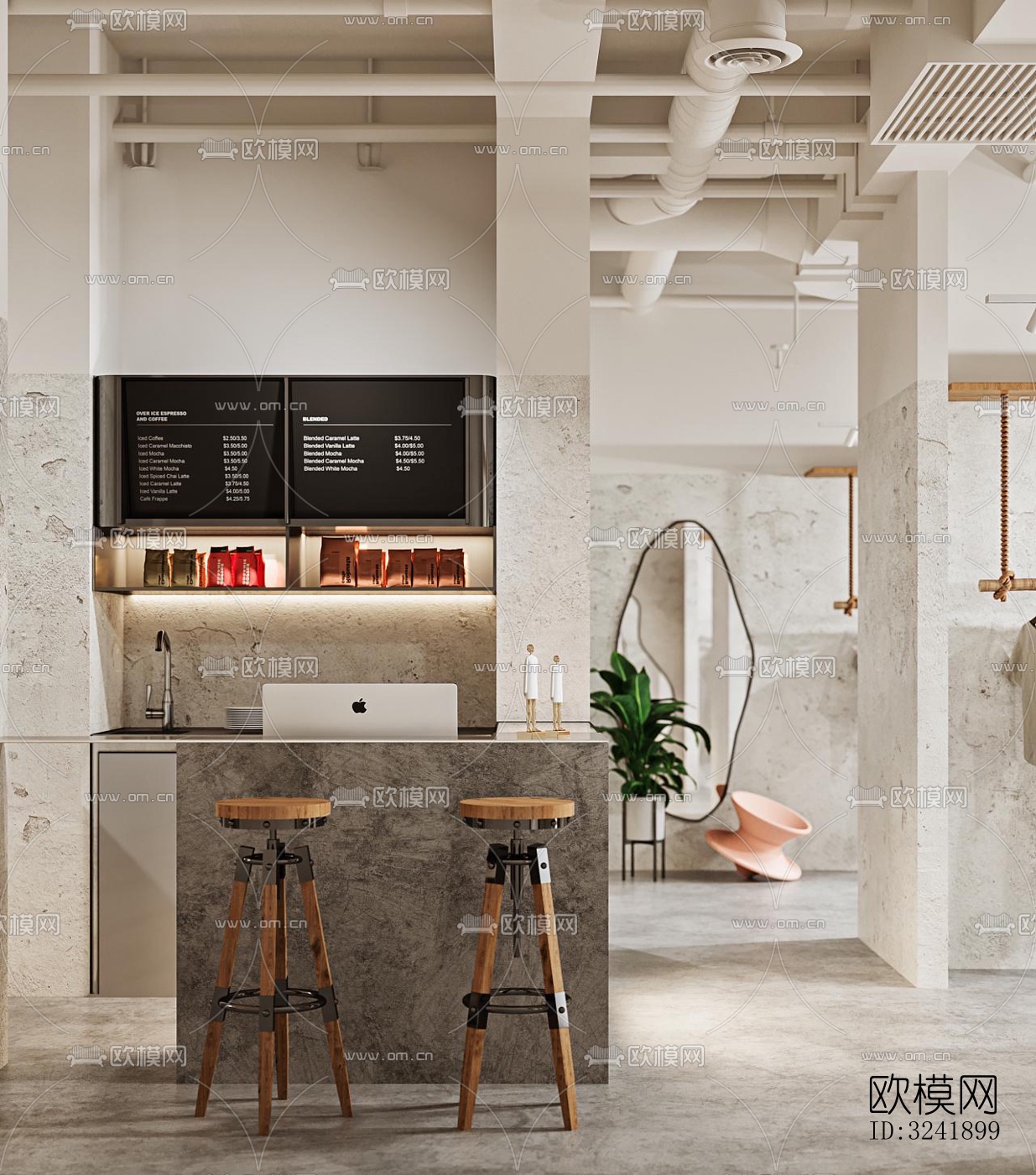 侘寂零售店铺效果图下载（渲染图5）