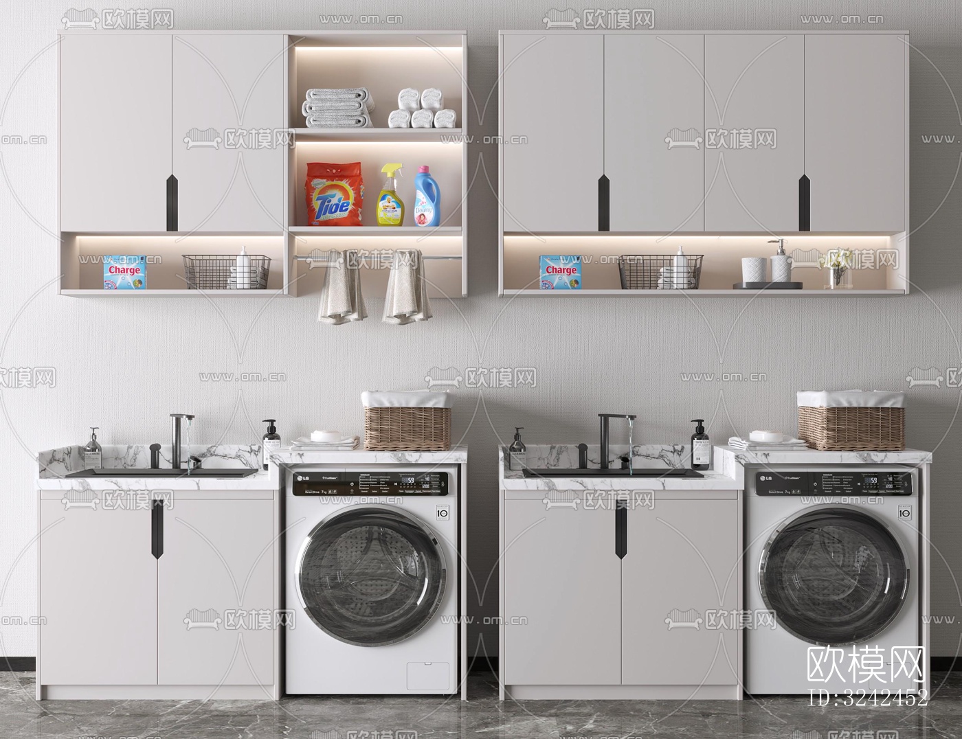 现代阳台花园效果图下载（渲染图1）