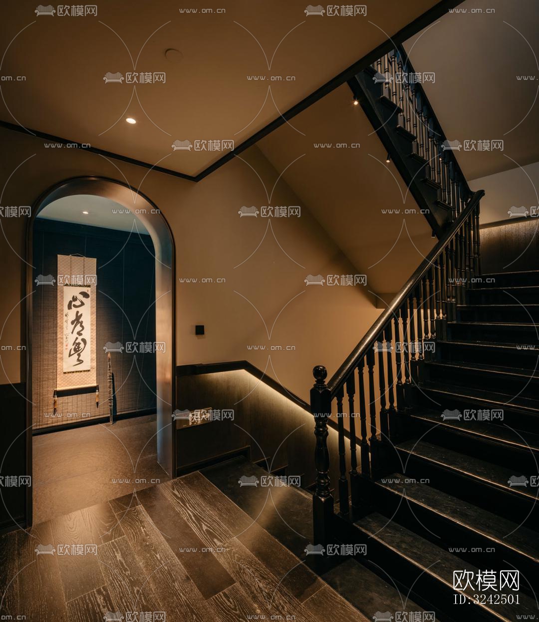 东南亚中餐厅效果图下载（渲染图15）