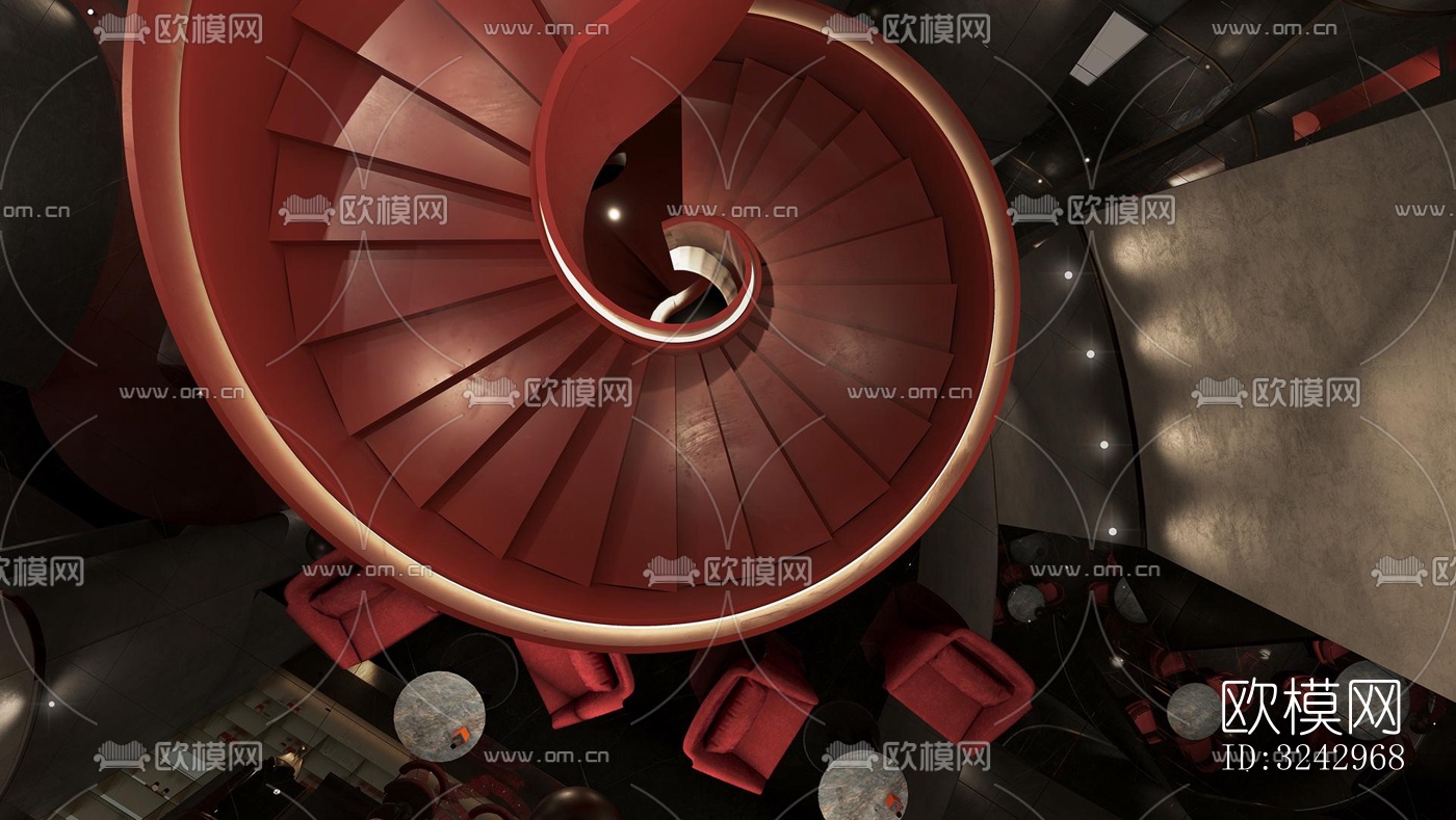 现代中餐厅效果图下载（渲染图6）