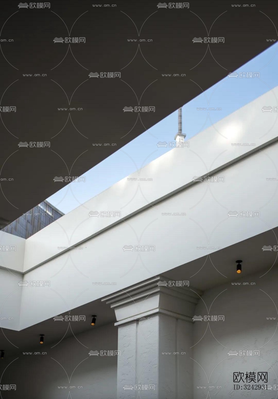 现代中餐厅效果图下载（渲染图12）