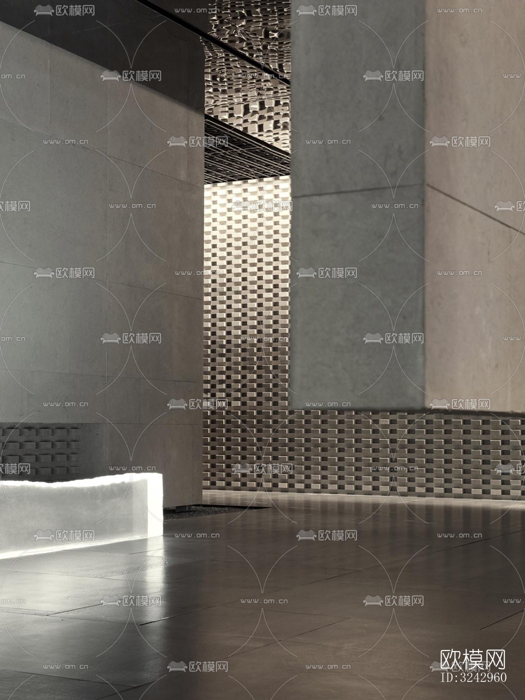 现代中餐厅效果图下载（渲染图11）