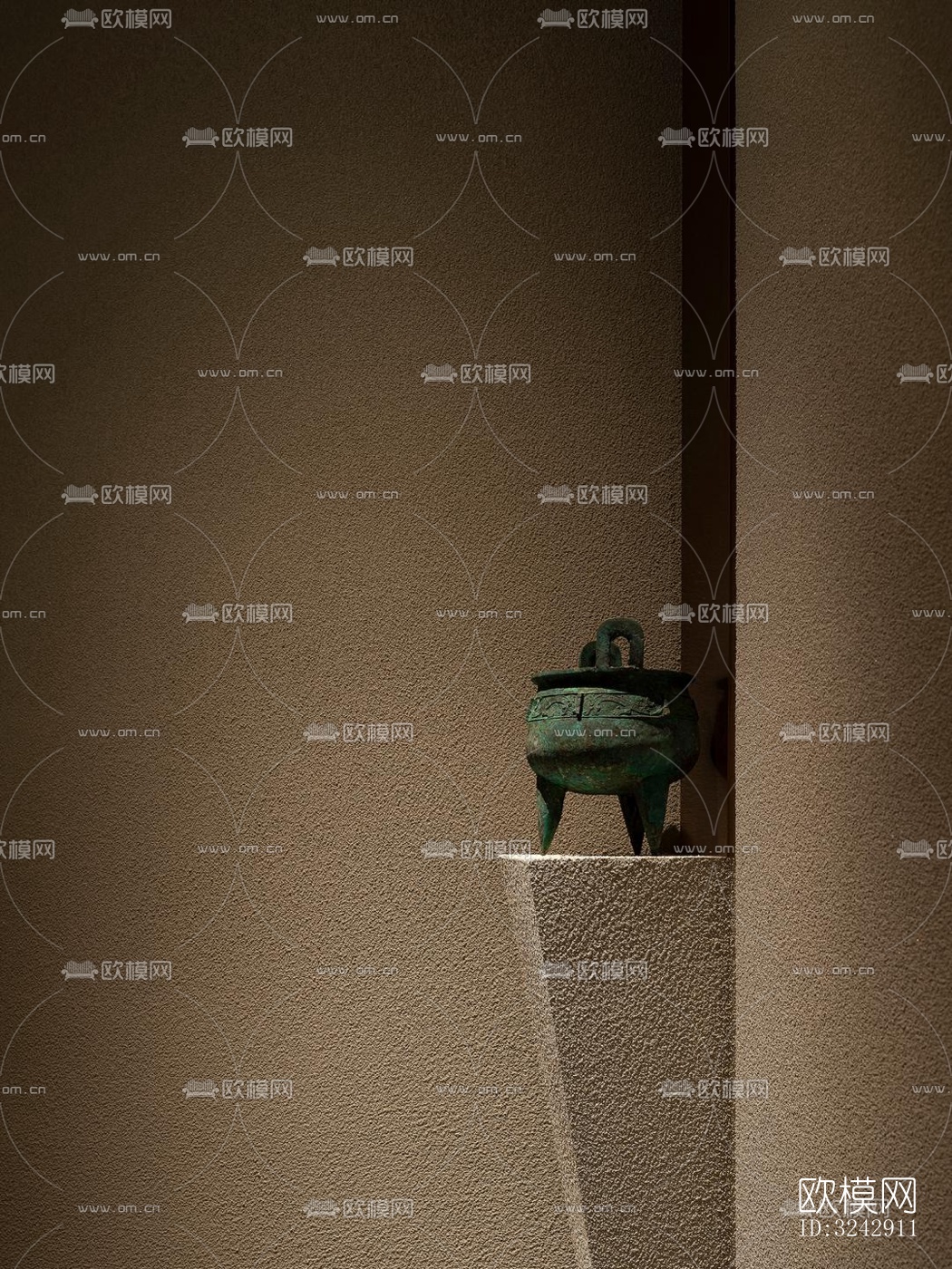 现代中餐厅效果图下载（渲染图15）