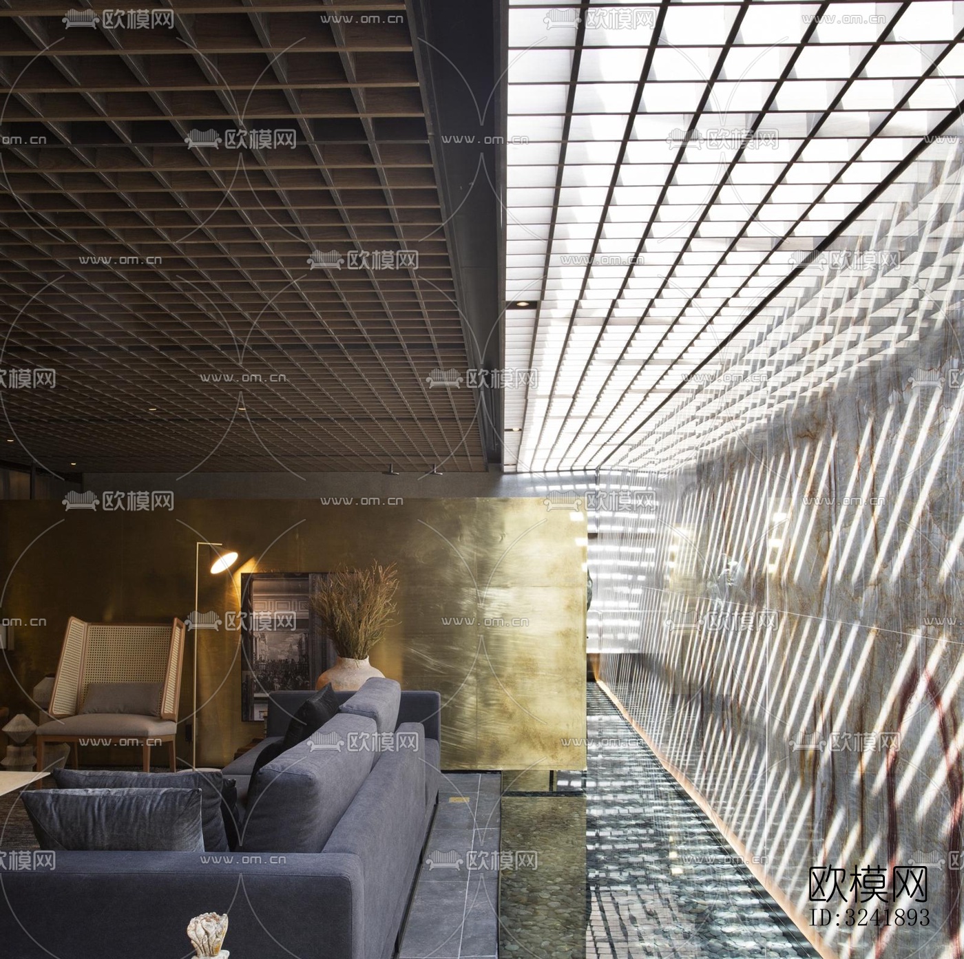 工业风展览展厅效果图下载（渲染图15）