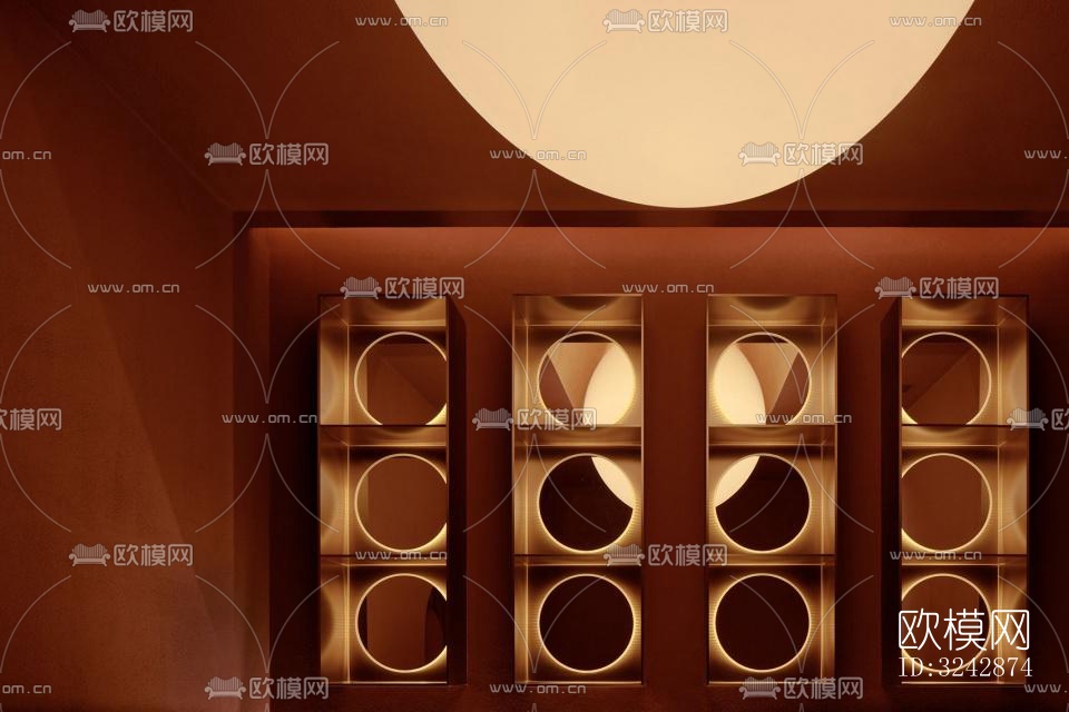 日式中餐厅效果图下载（渲染图10）