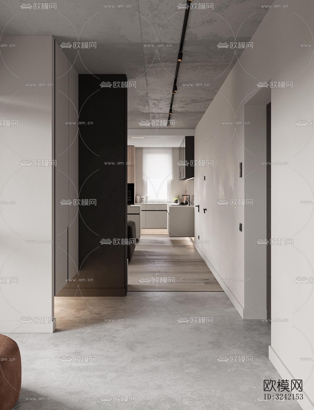 现代客餐厅效果图下载（渲染图11）