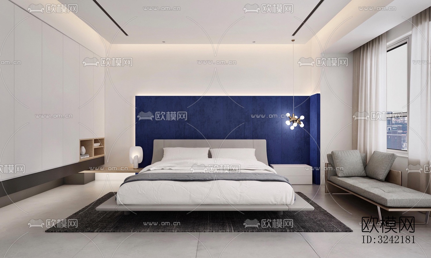 现代客餐厅效果图下载（渲染图3）