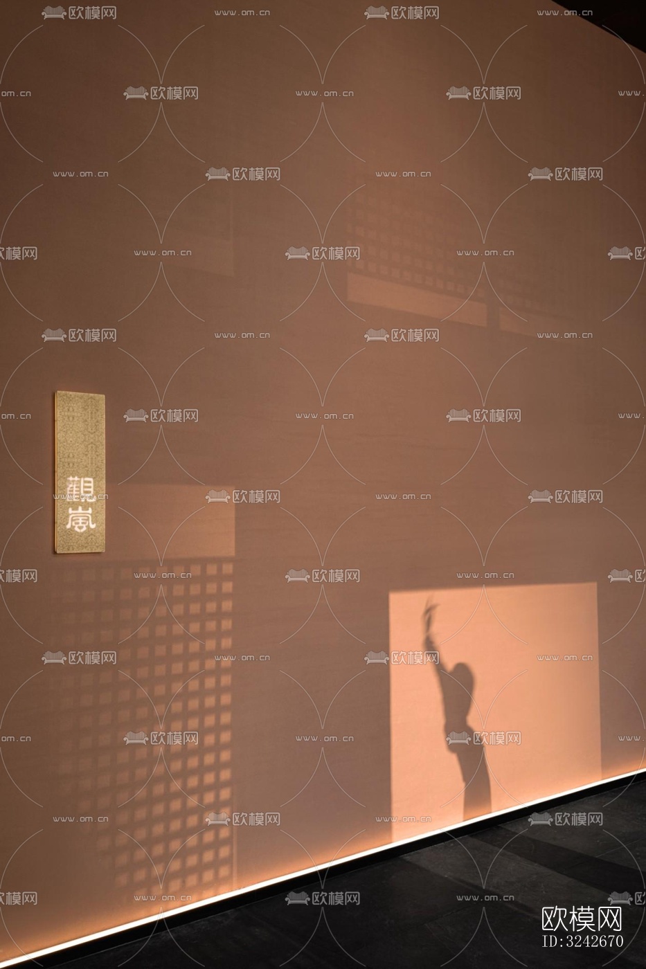 新中式中餐厅效果图下载（渲染图13）