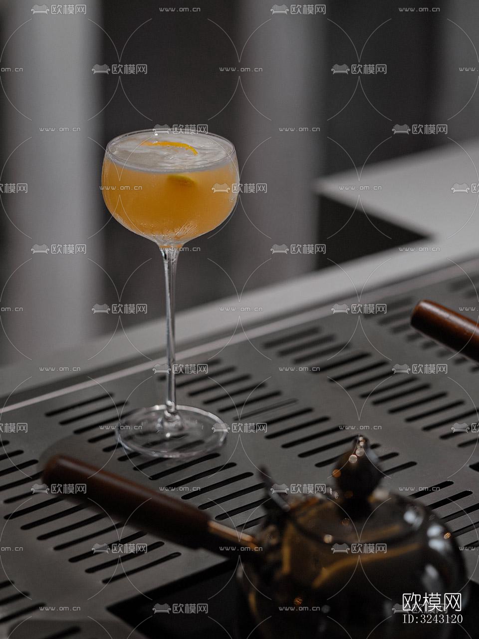 现代咖啡奶茶效果图下载（渲染图9）