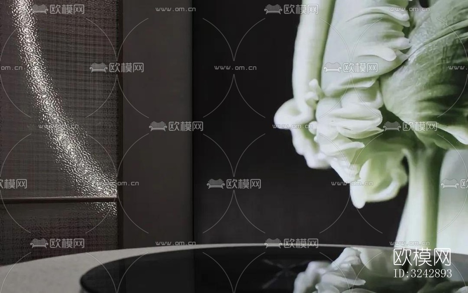 现代中餐厅效果图下载(渲染图4)