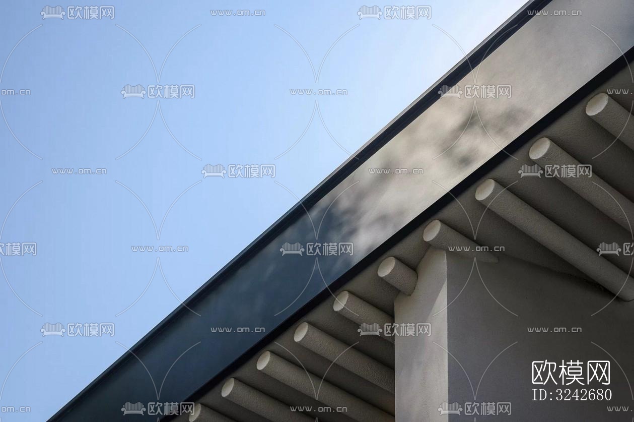 新中式中餐厅效果图下载（渲染图12）