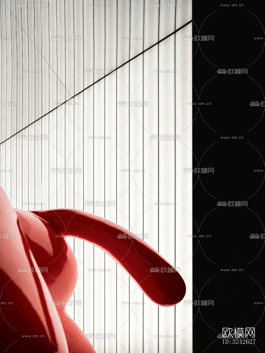 新中式中餐厅效果图下载（渲染图11）