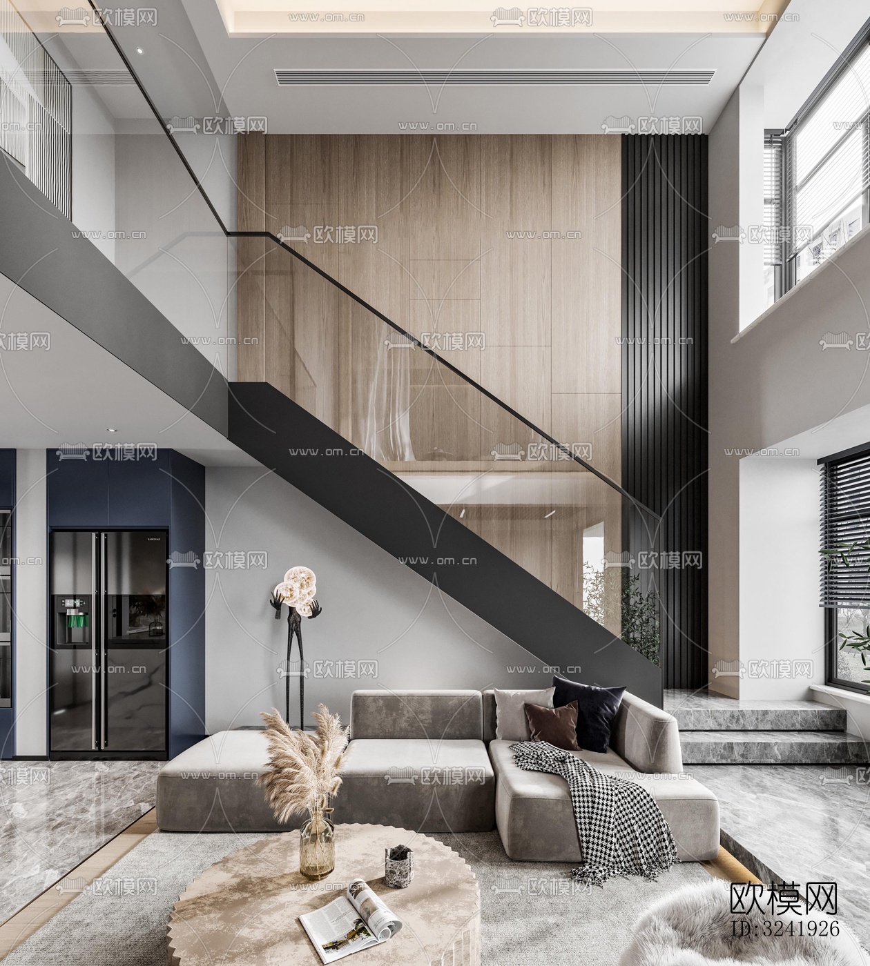 现代别墅效果图下载（渲染图6）