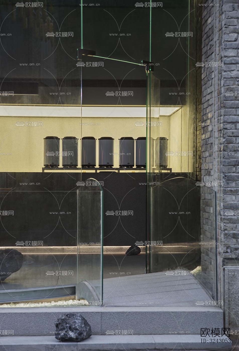 现代咖啡奶茶效果图下载（渲染图10）