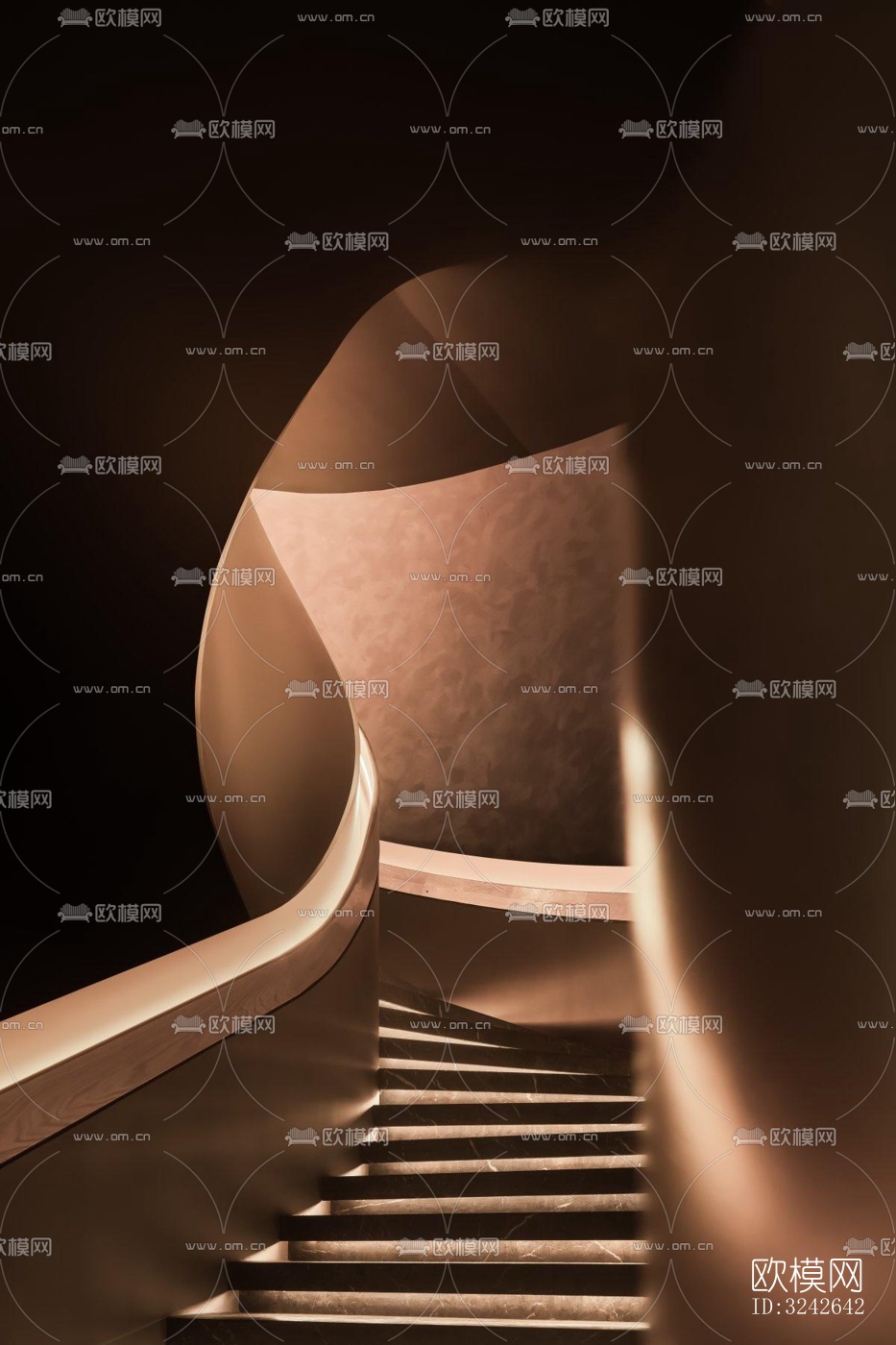 新中式中餐厅效果图下载（渲染图14）