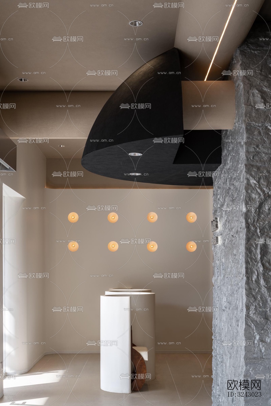 现代咖啡奶茶效果图下载（渲染图4）