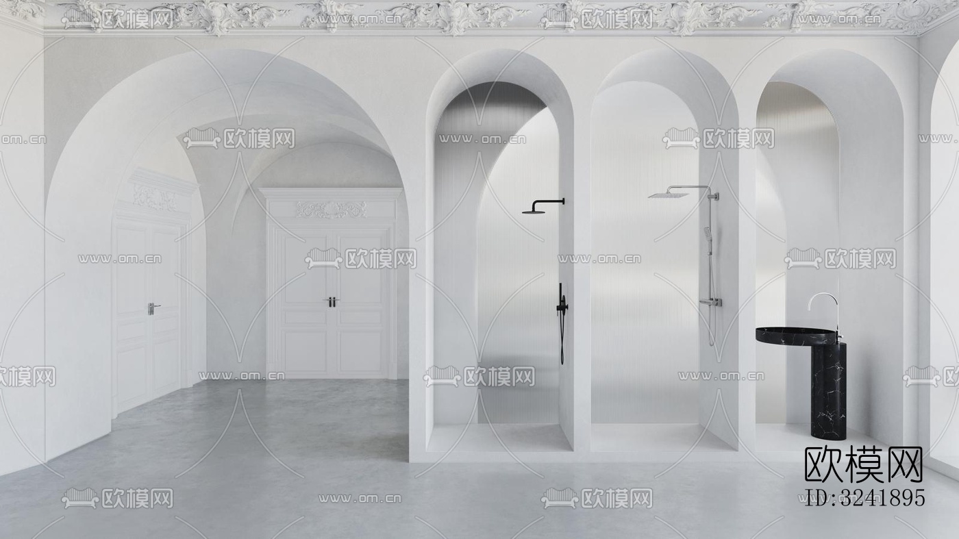 现代展览展厅效果图下载（渲染图8）