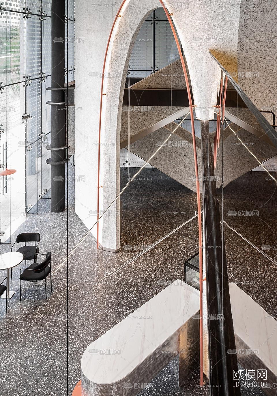 现代咖啡奶茶效果图下载（渲染图11）