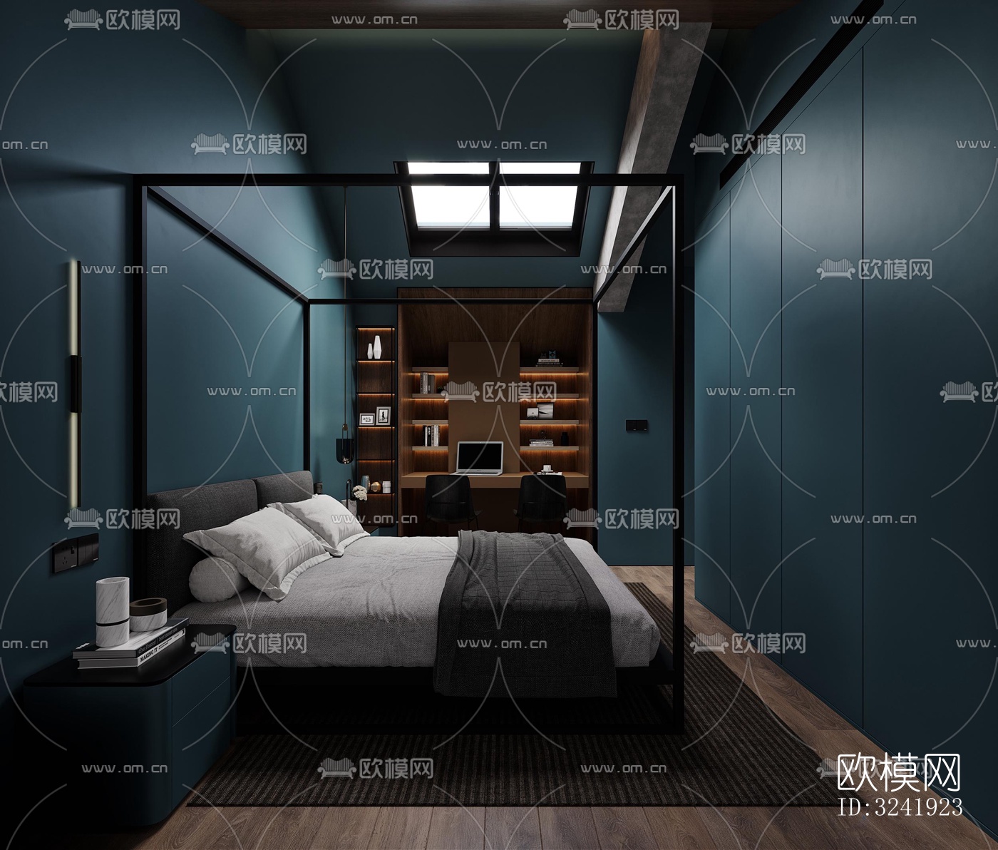 现代公寓效果图下载（渲染图15）