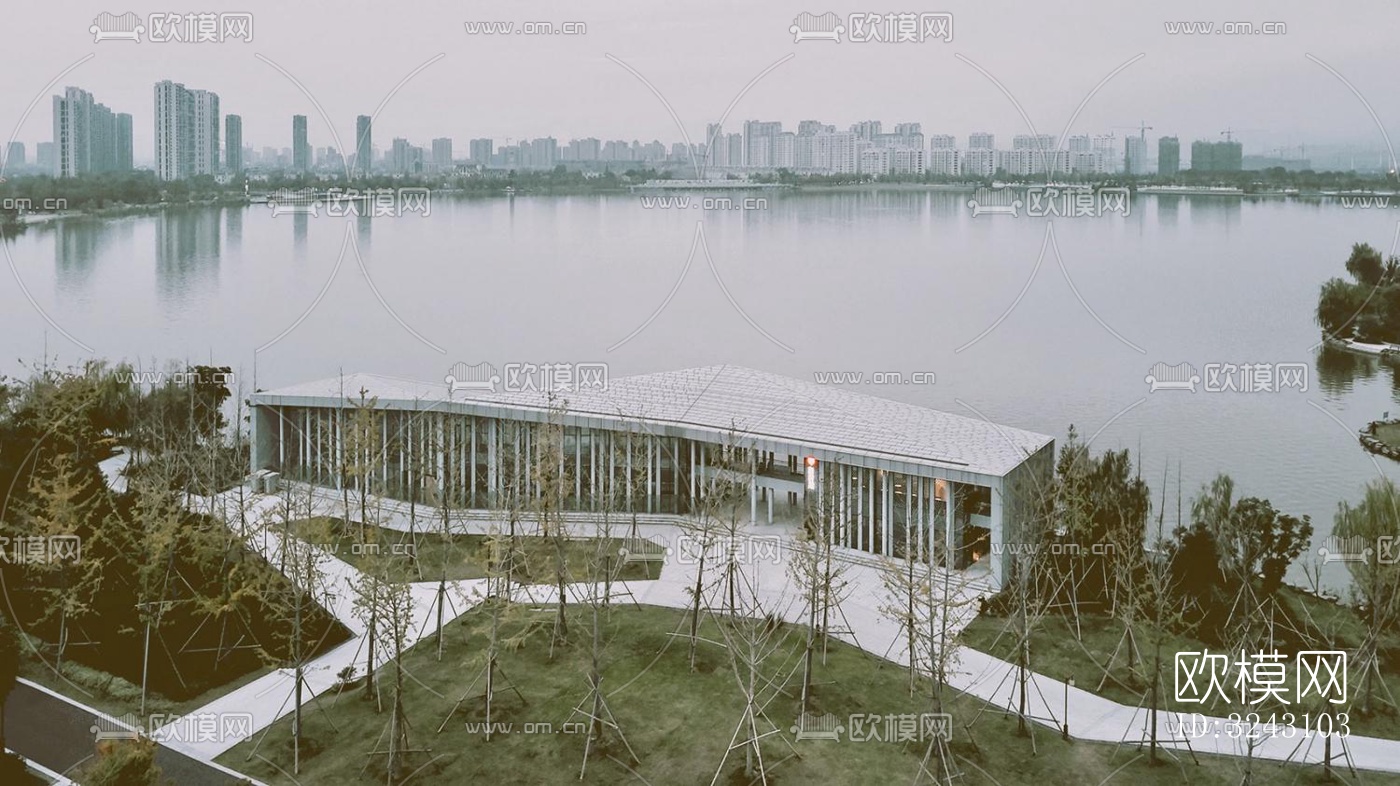 现代咖啡奶茶效果图下载（渲染图7）