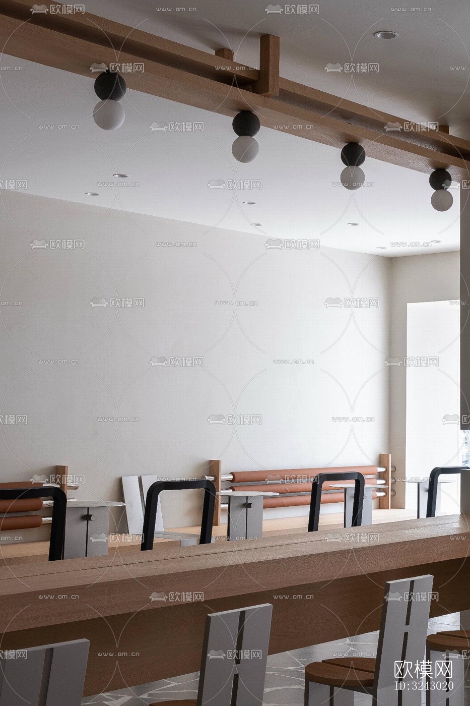 现代咖啡奶茶效果图下载（渲染图3）