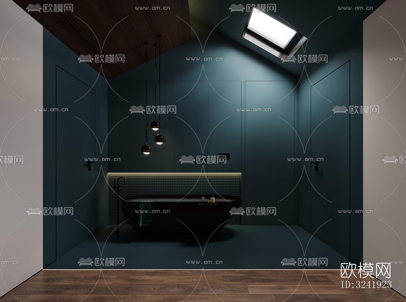 现代公寓效果图下载（渲染图12）