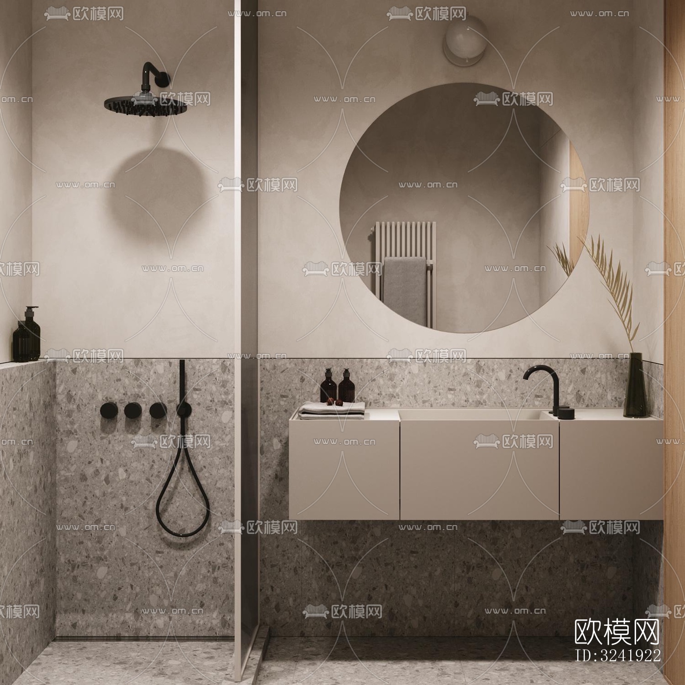 北欧公寓效果图下载（渲染图4）