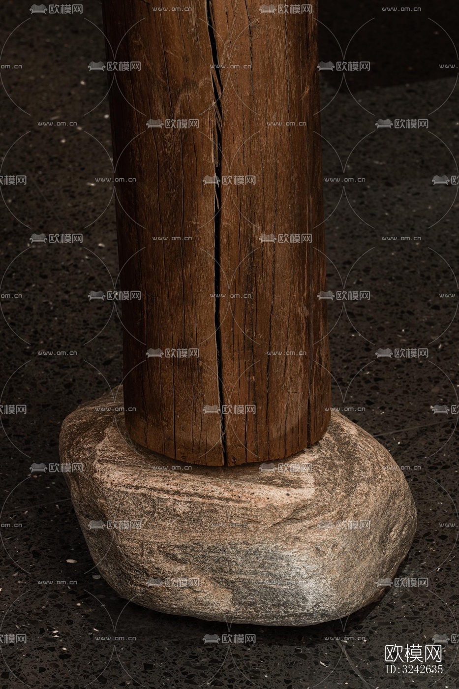 新中式中餐厅效果图下载（渲染图5）