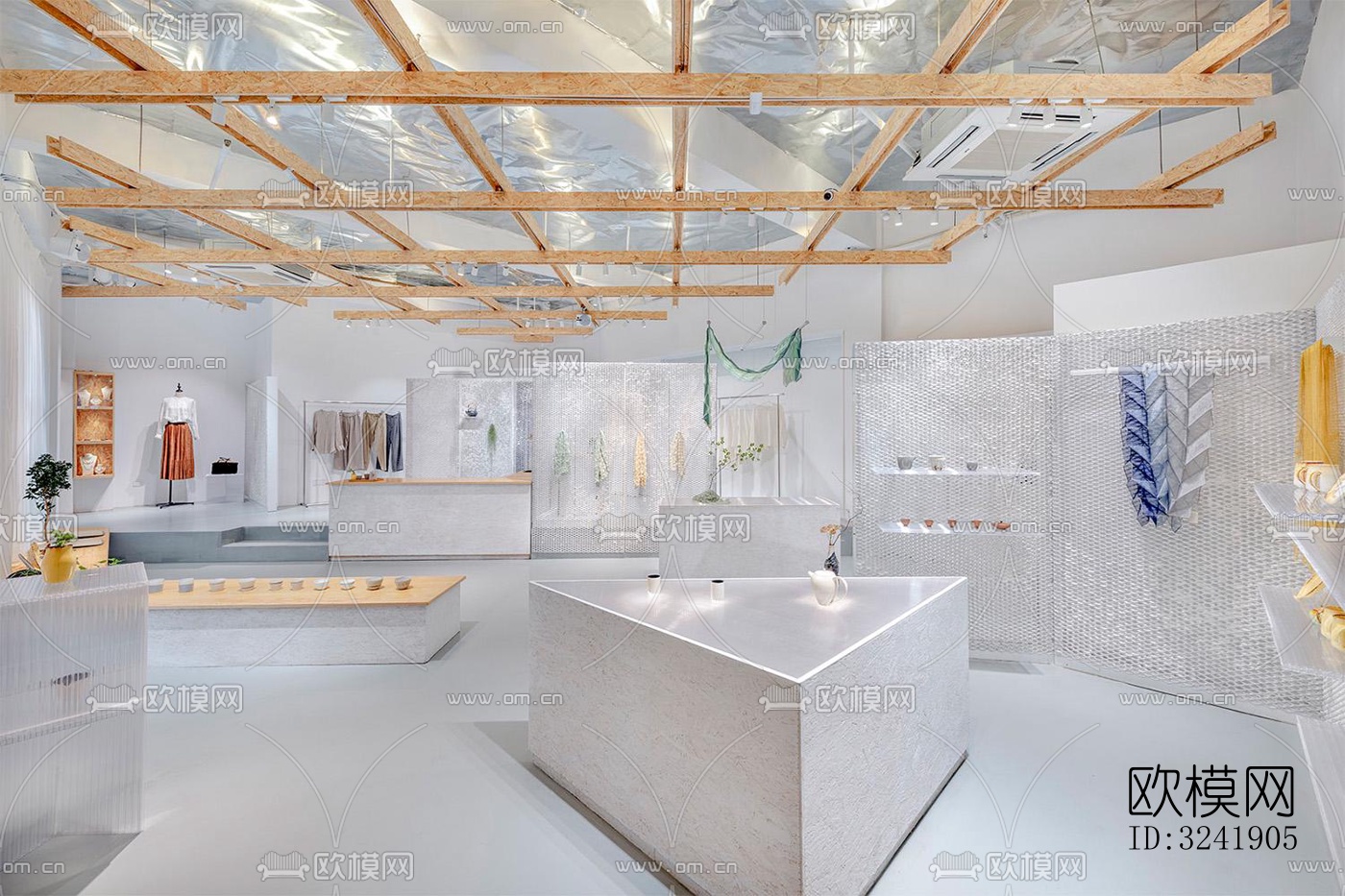 现代零售店铺效果图下载（渲染图1）