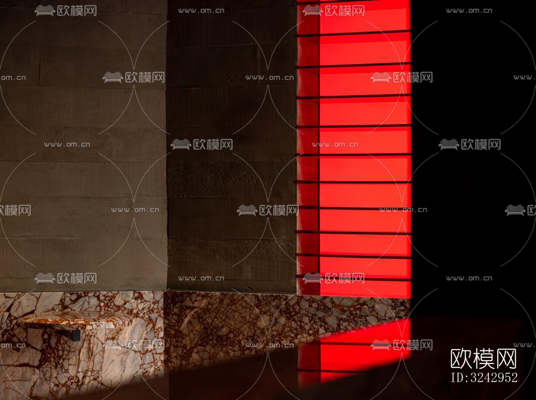 现代中餐厅效果图下载（渲染图4）