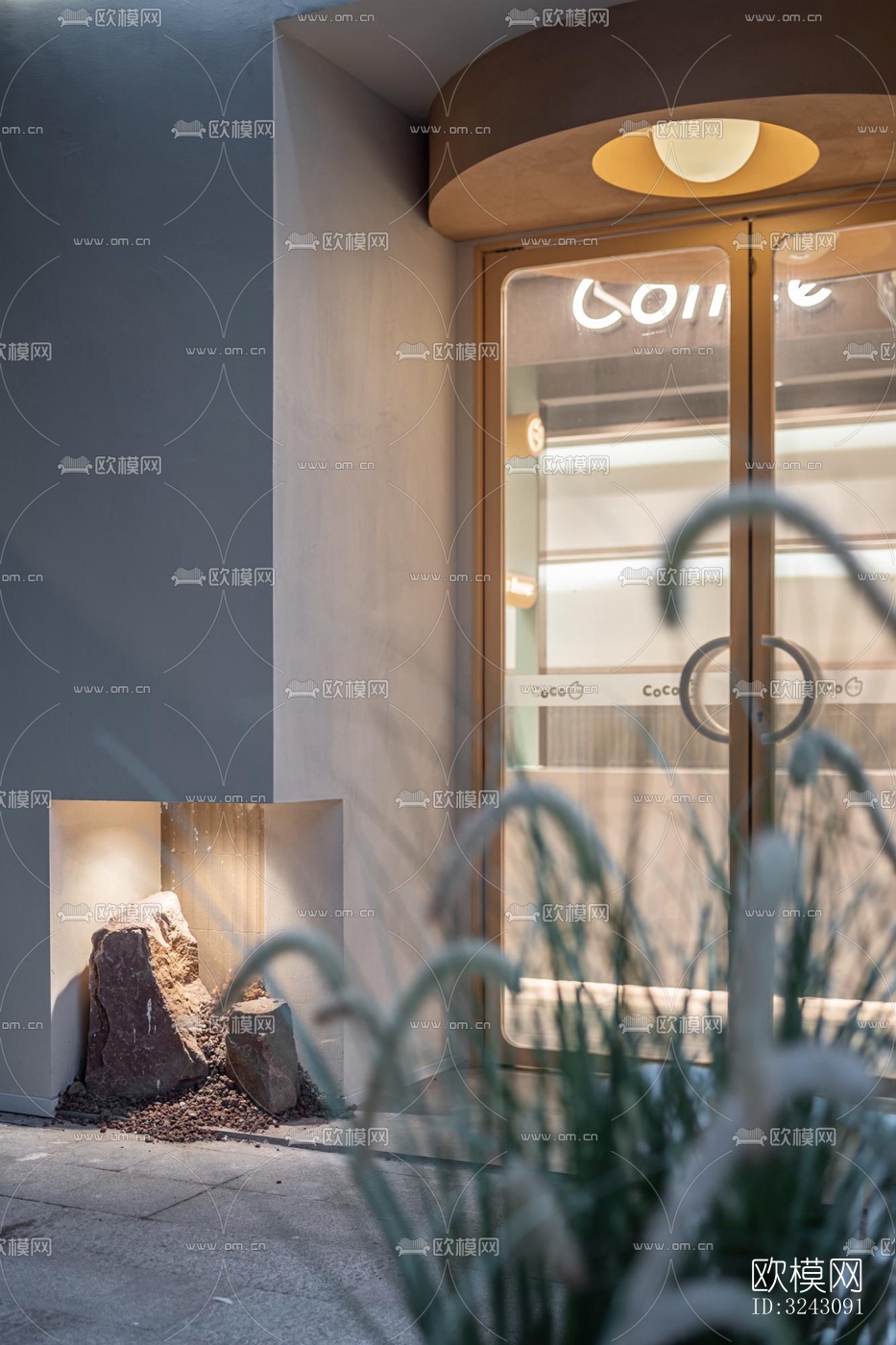 现代咖啡奶茶效果图下载（渲染图12）