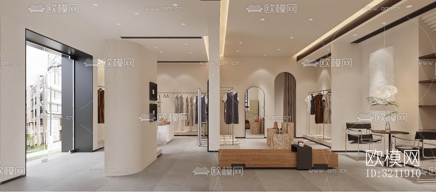 现代零售店铺效果图下载（渲染图1）