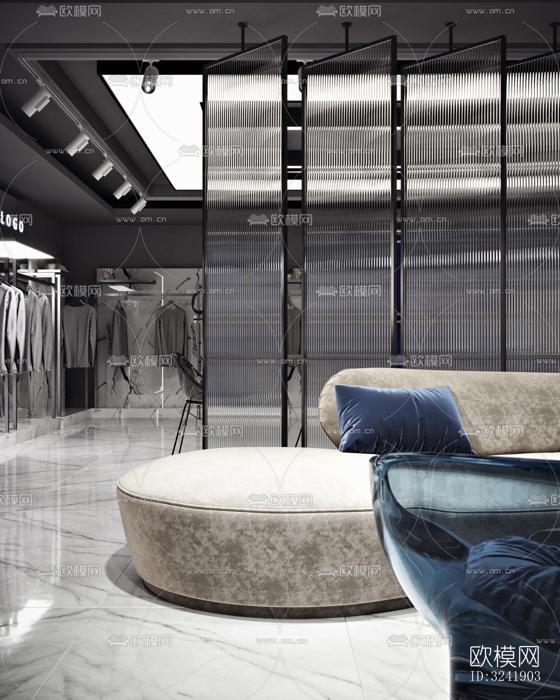 工业风零售店铺效果图下载（渲染图5）