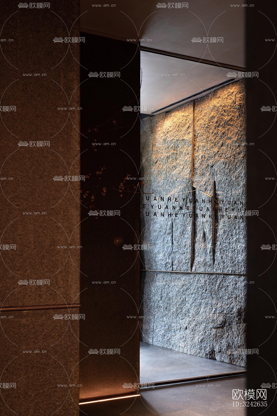 新中式中餐厅效果图下载（渲染图1）