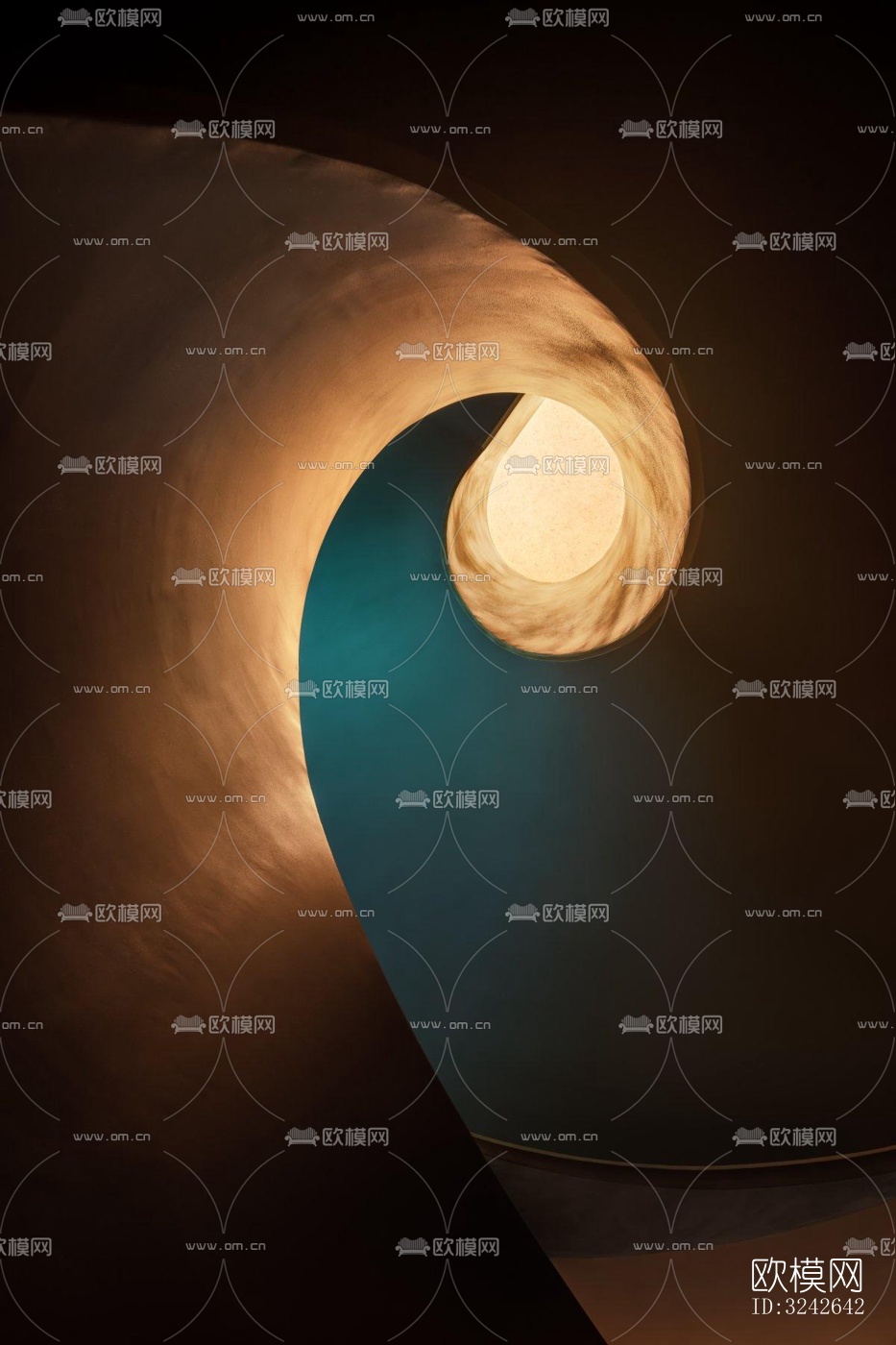 新中式中餐厅效果图下载（渲染图15）