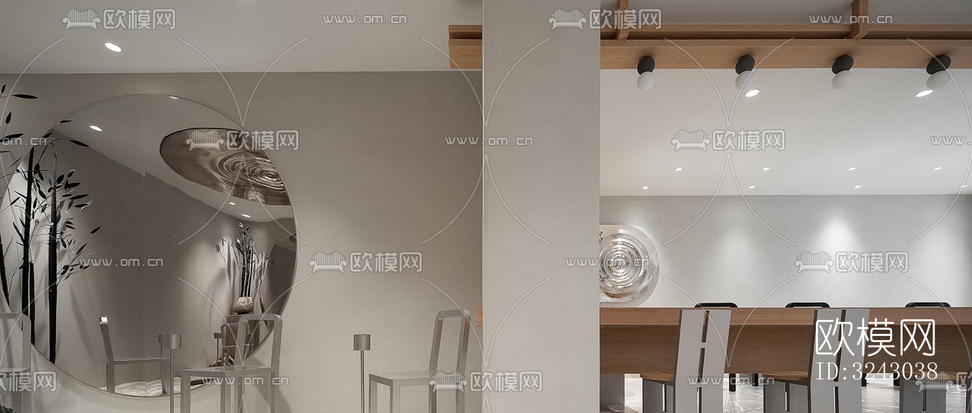 现代咖啡奶茶效果图下载（渲染图5）