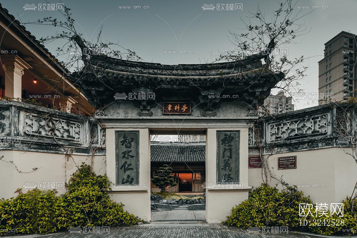 中式中餐厅效果图下载（渲染图2）