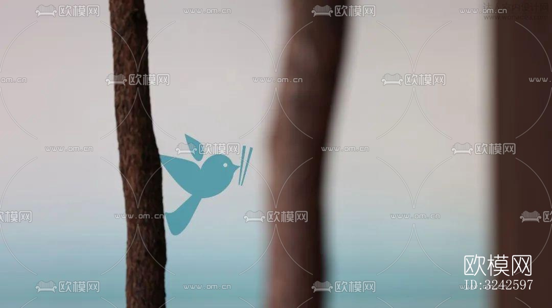 新中式中餐厅效果图下载（渲染图5）