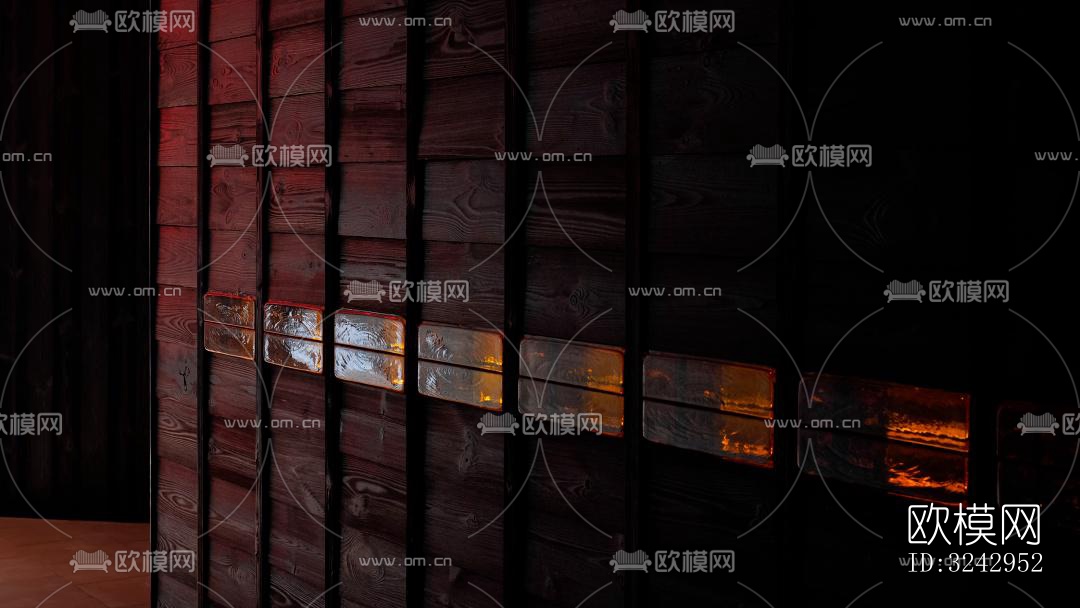 现代中餐厅效果图下载（渲染图7）