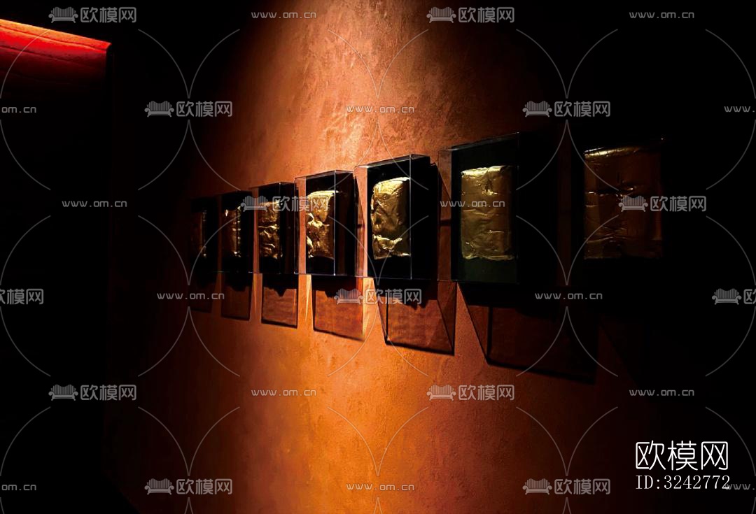 新中式中餐厅效果图下载（渲染图20）