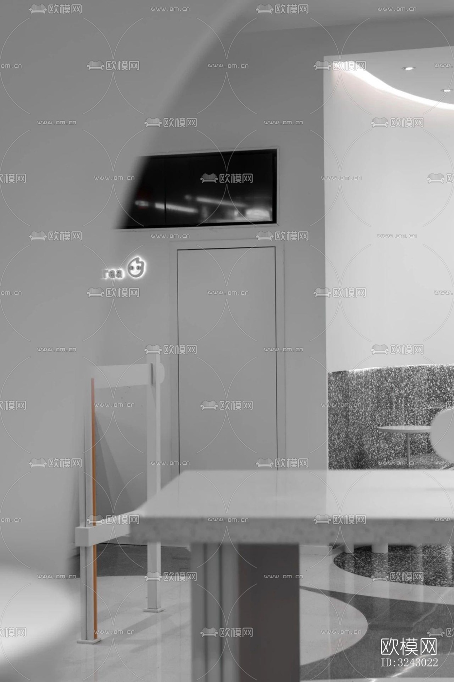 现代咖啡奶茶效果图下载（渲染图17）