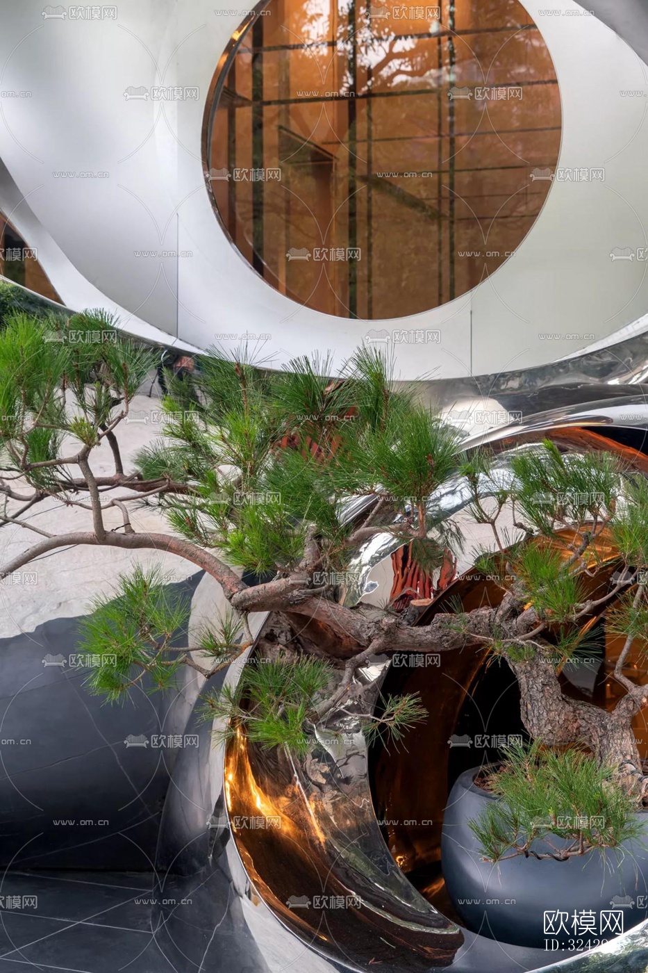 现代中餐厅效果图下载（渲染图9）