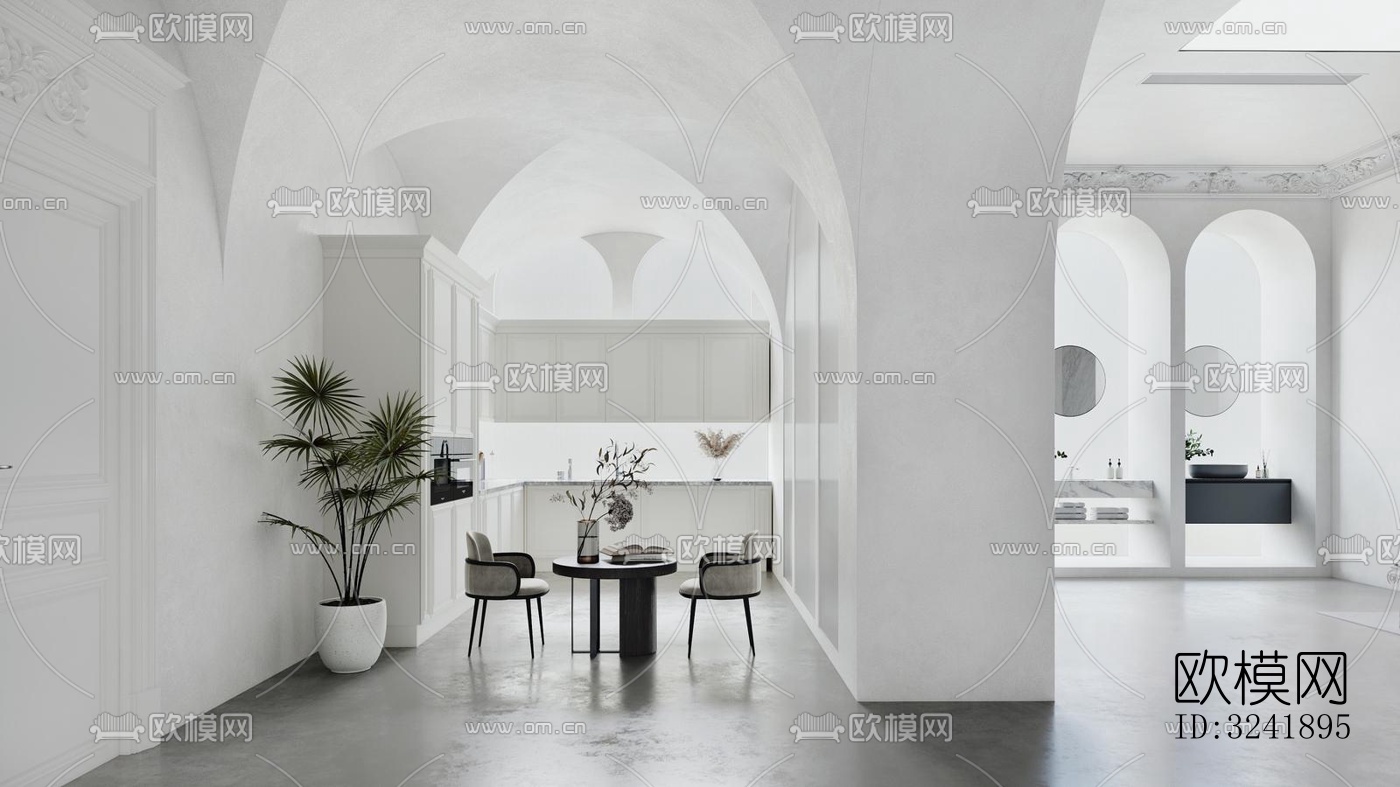 现代展览展厅效果图下载（渲染图15）