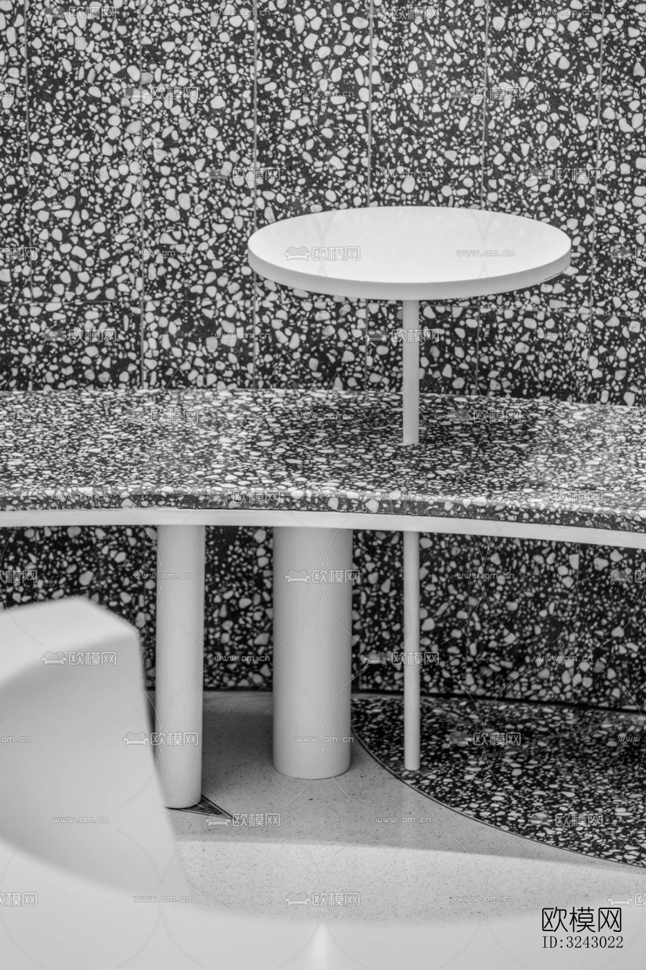 现代咖啡奶茶效果图下载（渲染图18）