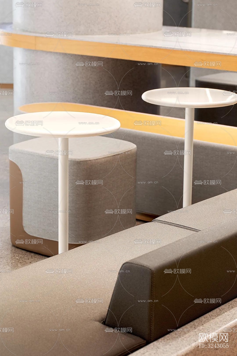 现代咖啡奶茶效果图下载（渲染图6）