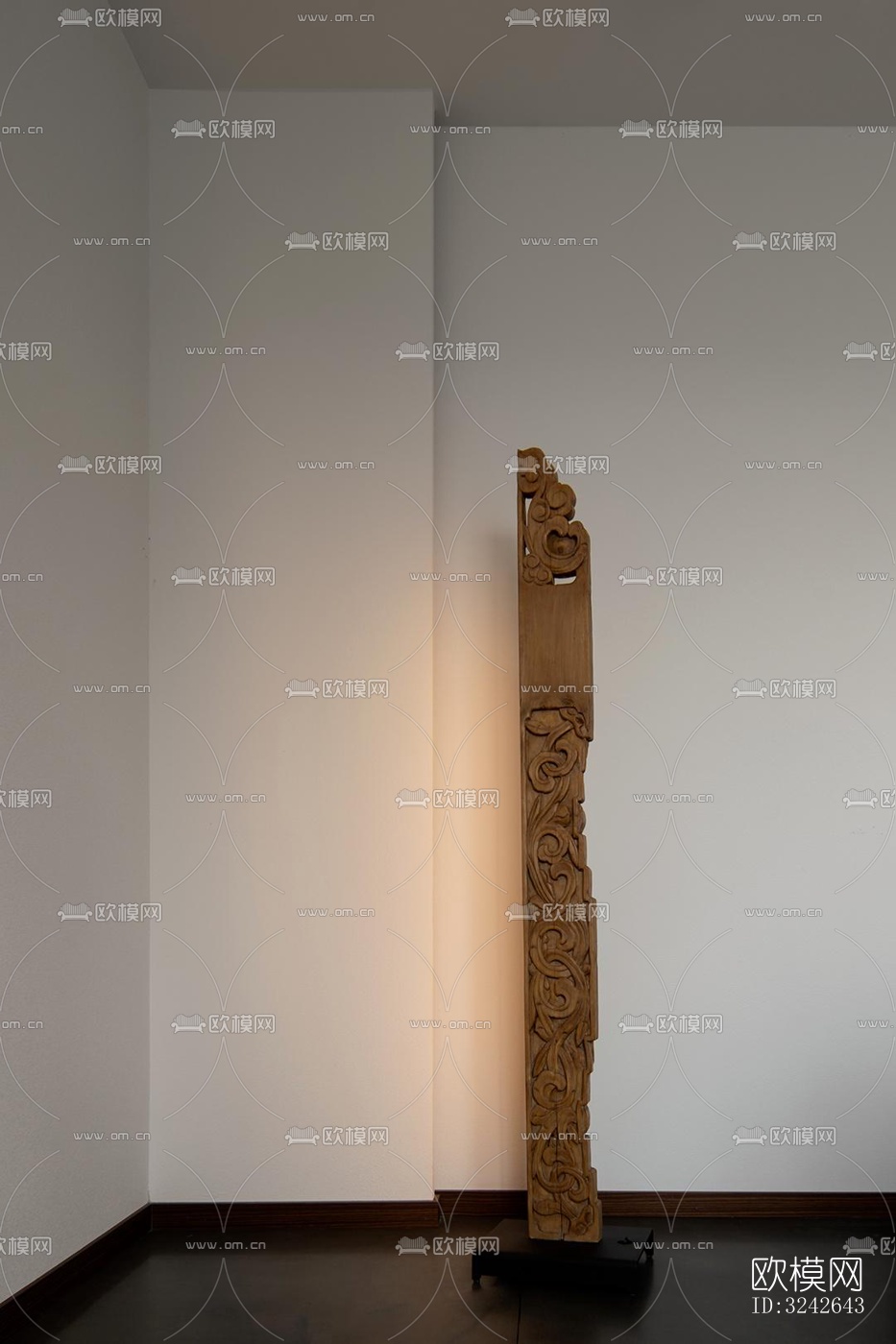 新中式中餐厅效果图下载（渲染图6）