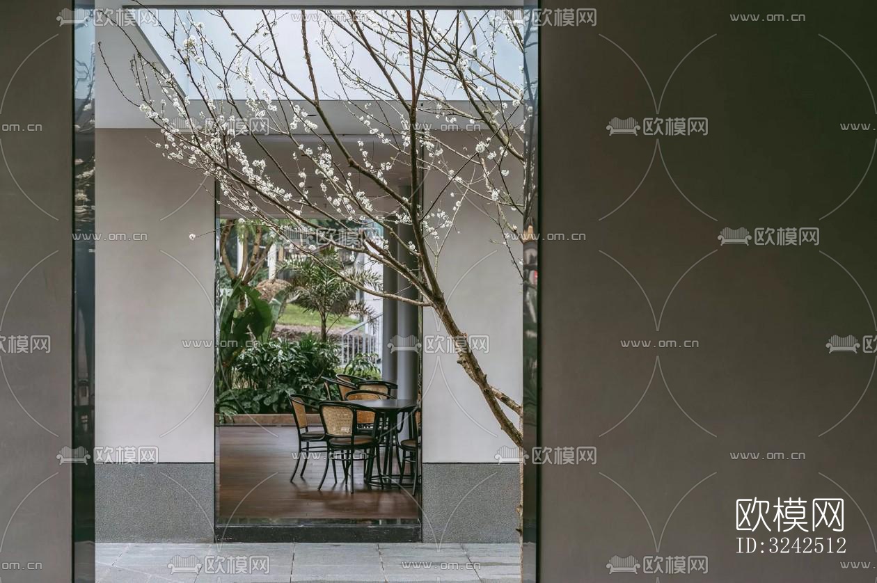 中式中餐厅效果图下载（渲染图19）