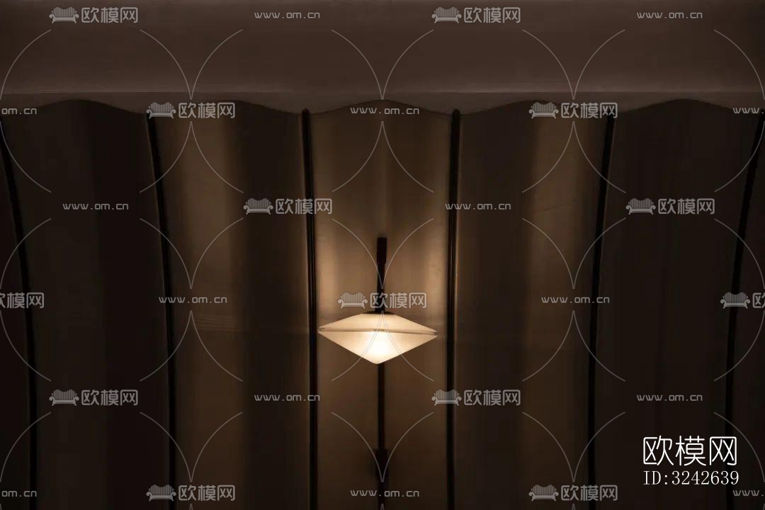 新中式中餐厅效果图下载（渲染图7）