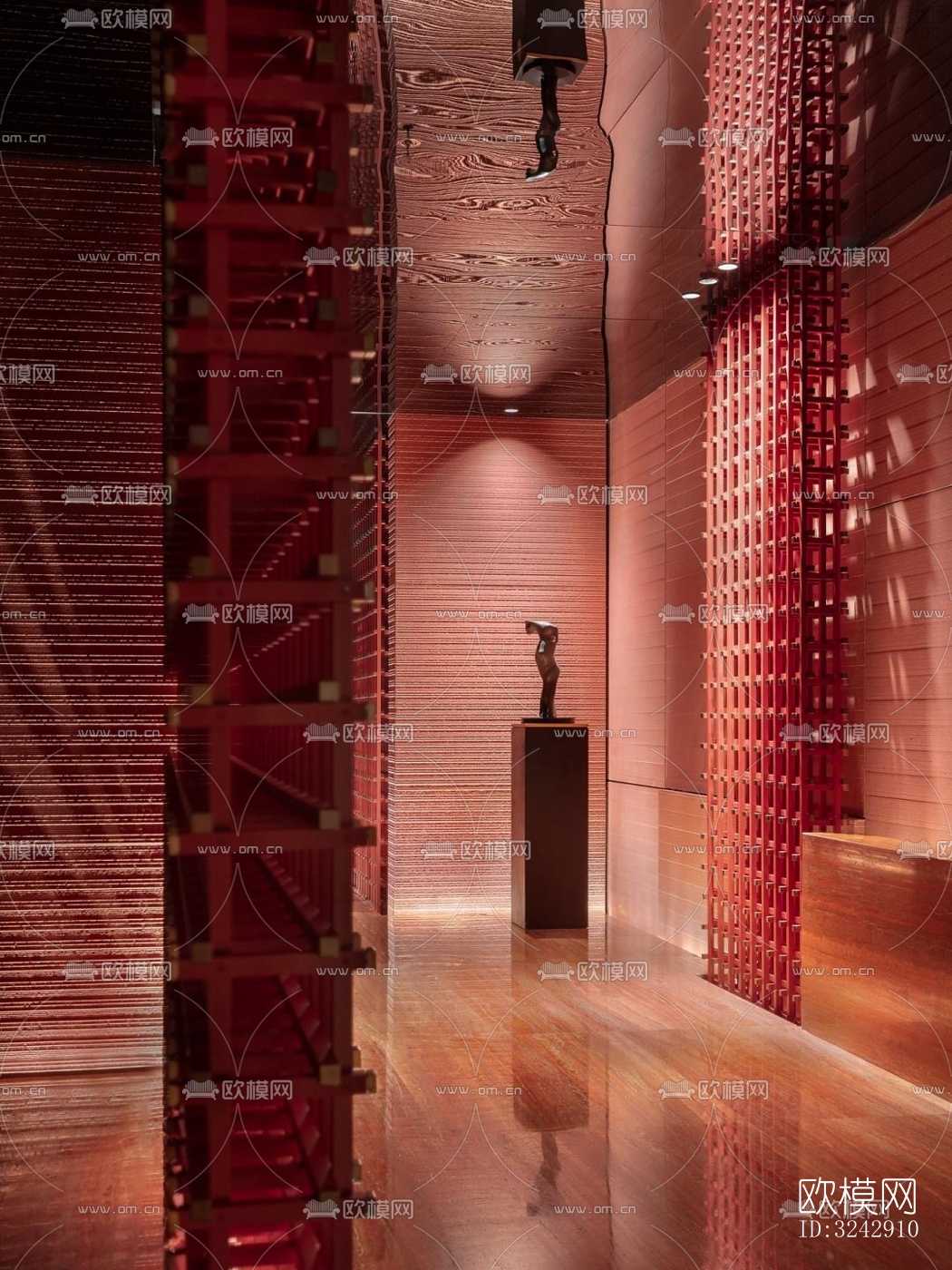 现代中餐厅效果图下载（渲染图11）