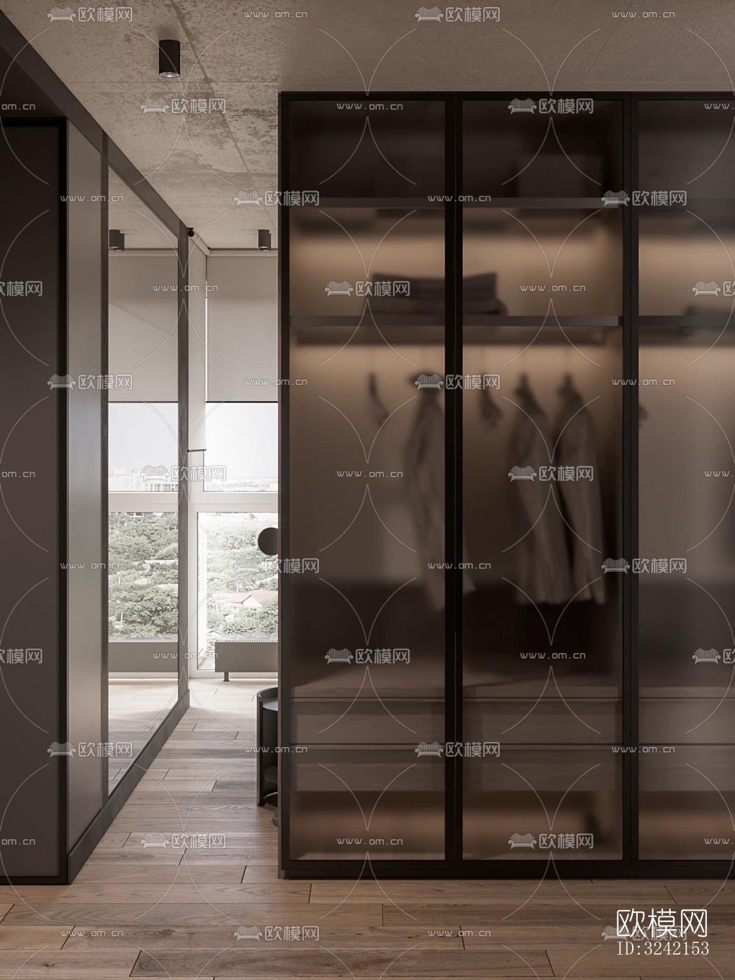 现代客餐厅效果图下载（渲染图19）